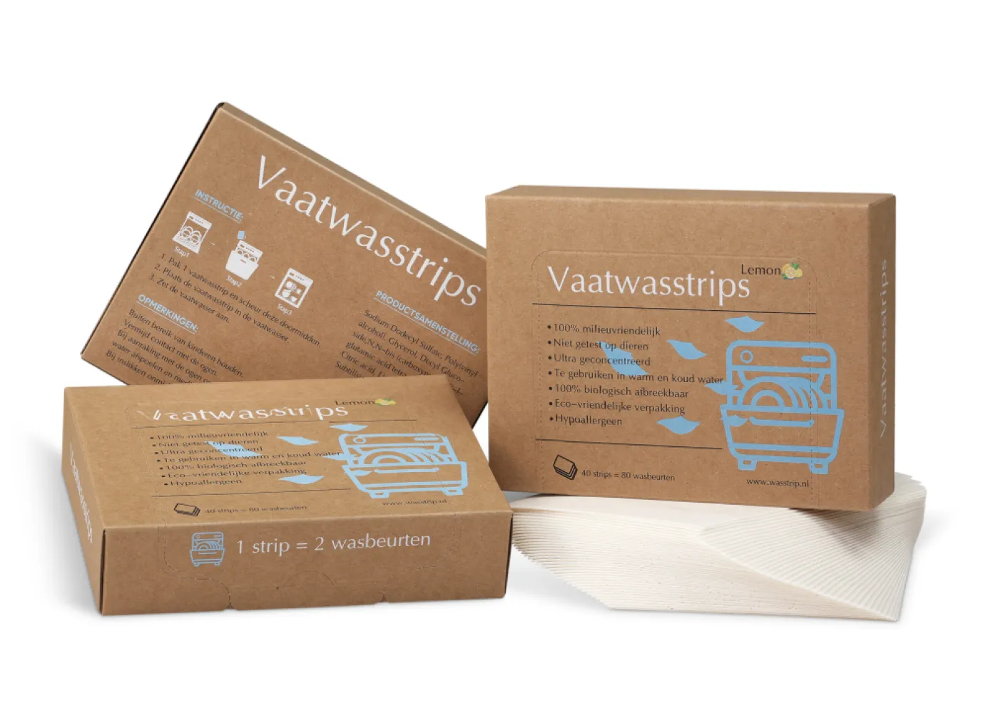 Vaatwasstrips - 160 wasbeurten
