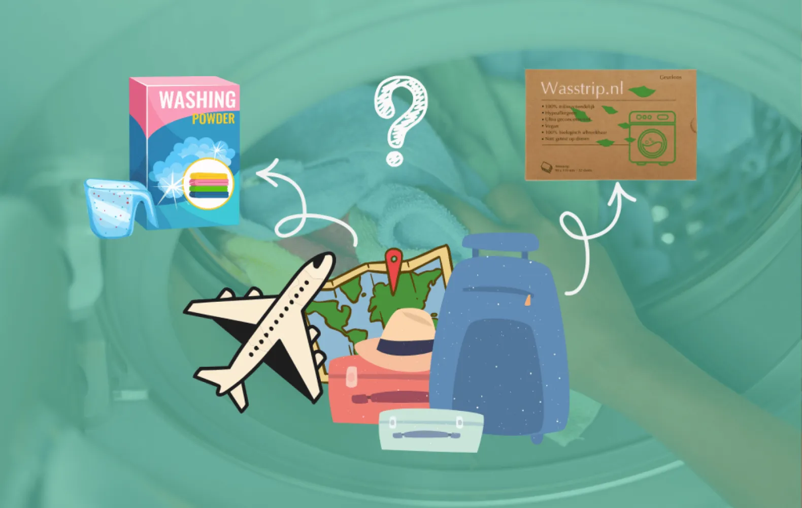Wasstrips op reis: makkelijk wassen onderweg