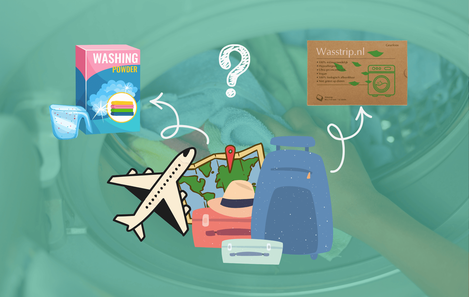 Wasstrips op reis: makkelijk wassen onderweg