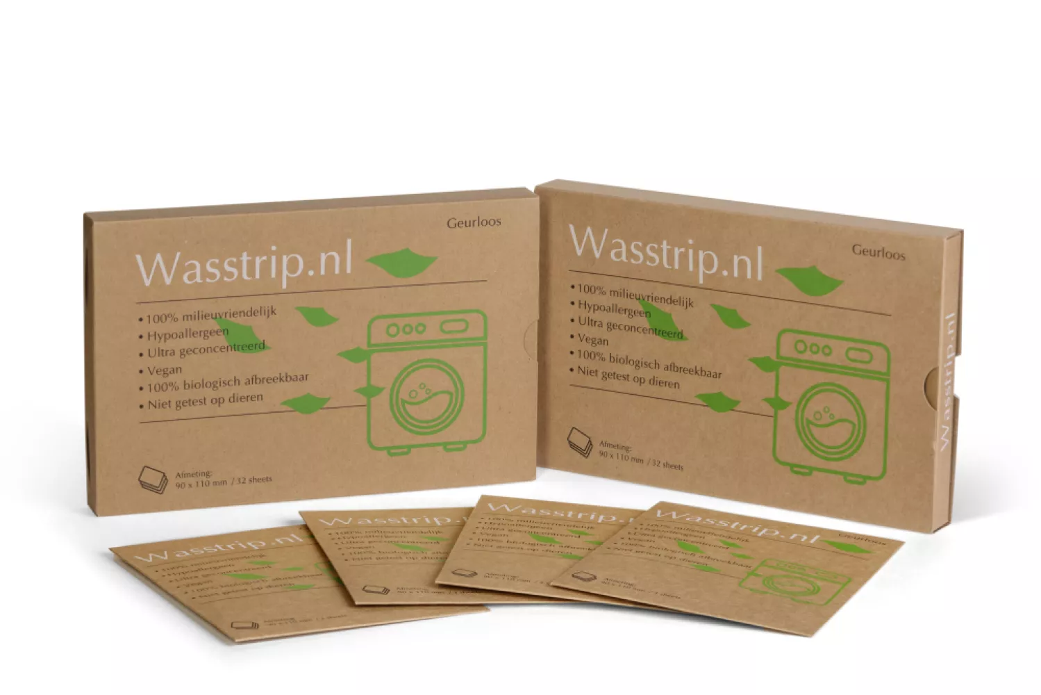 Wasstrips 256 sheets/wasjes - zelf samenstellen